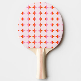 Playful Dots & Stripes - red and pink Tafeltennisbatje