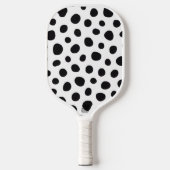 Playful Energy Dalmatian Inspired Dotted Spots Pickleball Paddle (Voorkant)