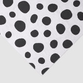 Playful Energy Dalmatian Inspired Dotted Spots Tissuepapier (Detail)
