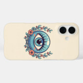 Playful Evil Eye with Cartoon Animals Case-Mate iPhone Case (Achterkant (horizontaal))
