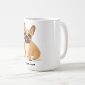 Playful French Bulldog Coffee Mug Cheerful Dog Koffiemok (Voorkant rechts)