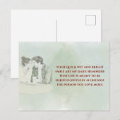 Playful & Funny Love Quote Postcard | Laughing Cou Briefkaart (Voorkant / Achterkant)