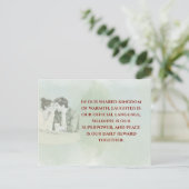 Playful & Funny Love Quote Postcard | Laughing Cou Briefkaart (Staand voorkant)