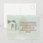 Playful & Funny Love Quote Postcard | Laughing Cou Briefkaart (Voorkant / Achterkant)