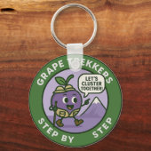 Playful Grape Hiker Trail Friendship Sleutelhanger (Voorkant)