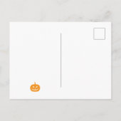 Playful Halloween Plaid Briefkaart (Achterkant)