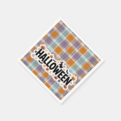 Playful Halloween Plaid Servet (Hoek)