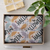 Playful Halloween Plaid Tissuepapier (Geschenk)