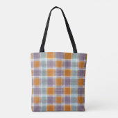 Playful Halloween Plaid Tote Bag (Achterkant)