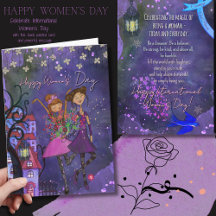 Playful International Women’s Day Celebration Card