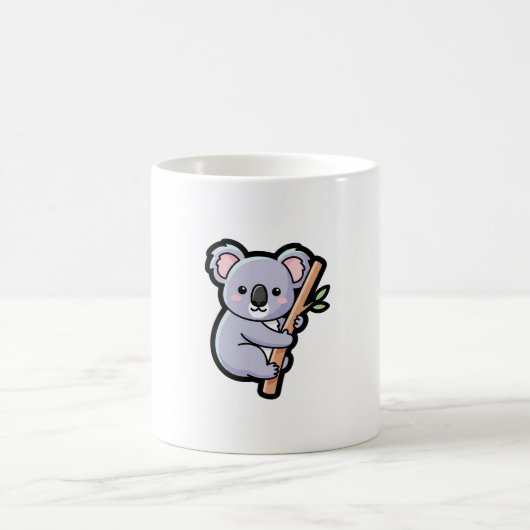 Playful Koala – Cute Kawaii Illustration Koffiemok (Center)