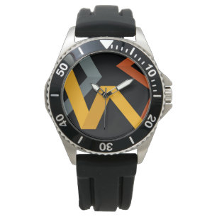 PLayful, levendig, modern, stedelijk grafisch ontw Horloge