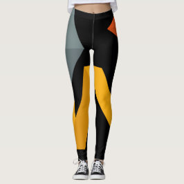 PLayful, levendig, modern, stedelijk grafisch ontw Leggings