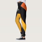 PLayful, levendig, modern, stedelijk grafisch ontw Leggings (Links)