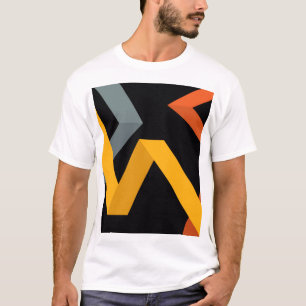 PLayful, levendig, modern, stedelijk grafisch ontw T-shirt