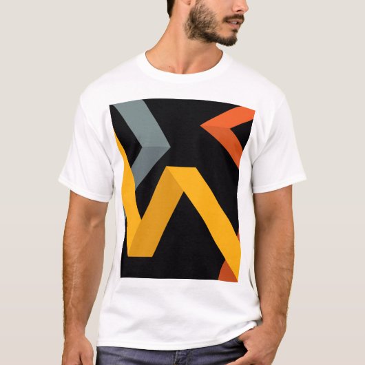 PLayful, levendig, modern, stedelijk grafisch ontw T-shirt (Voorkant)