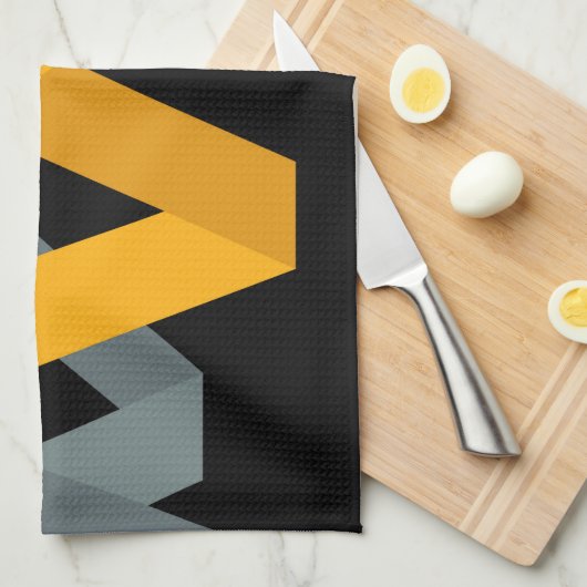 PLayful, levendig, modern, stedelijk grafisch ontw Theedoek (Quarter Fold)