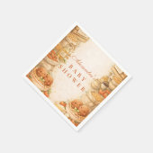 Playful Little Meatball Baby Shower Servet (Hoek)