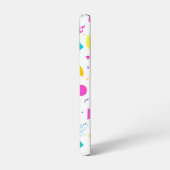 Playful Neon Memphis Geometric Retro Pattern Samsung Galaxy Hoesje (Linkerkant)