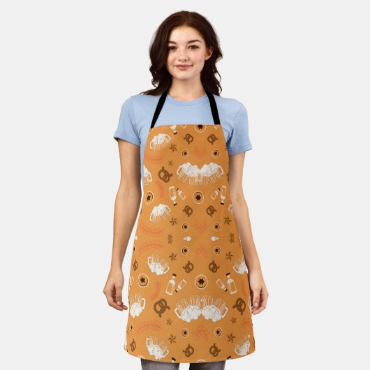 Playful Palette Kitchen Style Apron Schort (Gedragen)