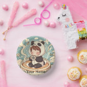 Playful Panda Coffee Ceramic Bowl Papieren Kommen (Feest)