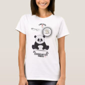  Playful Panda Shirt | Fun Cartoon Panda Art 🐼💚 (Voorkant)