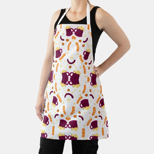 Playful Pattern Apron Design Schort