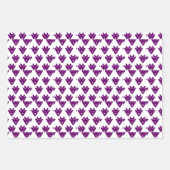 Playful Pixel Faces – Retro-Inspired Geometric Cha Inpakpapier Vel (Voorkant)