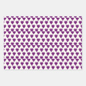 Playful Pixel Faces – Retro-Inspired Geometric Cha Inpakpapier Vel (Voorkant 3)