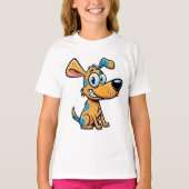 Playful Pup Kids' Pullover Hoodie (Voorkant)