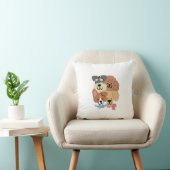 Playful Puppies Pattern Decorative Pillow Kussen (Stoel)