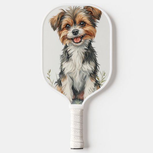 Playful Puppy Pickleball Paddle (Voorkant)