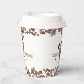 Playful Raccoon Chocolate Chip Birthday Papieren Bekers (Rechts)