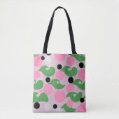 Playful Retro Swirl Pattern Tote Bag (Voorkant)