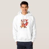 **"Playful Santa Claus Design – Fun and Festive Ch Hoodie (Voorkant volledig)