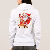 **"Playful Santa Claus Design – Fun and Festive Ch Hoodie (Achterkant)