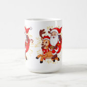**"Playful Santa Claus Design – Fun and Festive Ch Koffiemok (Center)