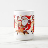 **"Playful Santa Claus Design – Fun and Festive Ch Koffiemok (Center)