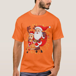 **"Playful Santa Claus Design – Fun and Festive Ch T-shirt