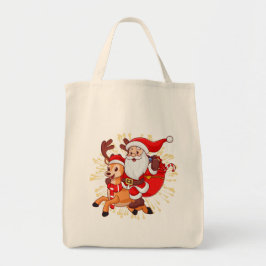 **"Playful Santa Claus Design – Fun and Festive Ch Tote Bag