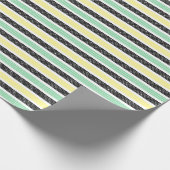 Playful Striped Polka Dot Pattern Cadeaupapier (Hoek)