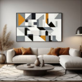 Playful Structure Canvas Afdruk