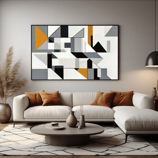 Playful Structure Canvas Afdruk