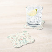 Playful Sweet and Three Kids Birthday  Kartonnen Onderzetters (Insitu)