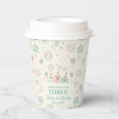 Playful Sweet and Three Kids Birthday  Papieren Bekers (Voorkant)