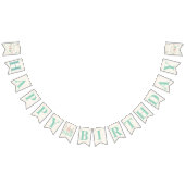 Playful Sweet and Three Kids Birthday Vlaggetjes (Alle)