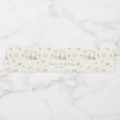 Playful Sweet and Three Kids Birthday Waterfles Etiket (Enkel label)