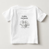Playful Thread Tango — Two Kittens at Play T-Shirt (Achterkant)