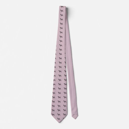 Playful tie for chihuahua lovers stropdas (Voorkant)