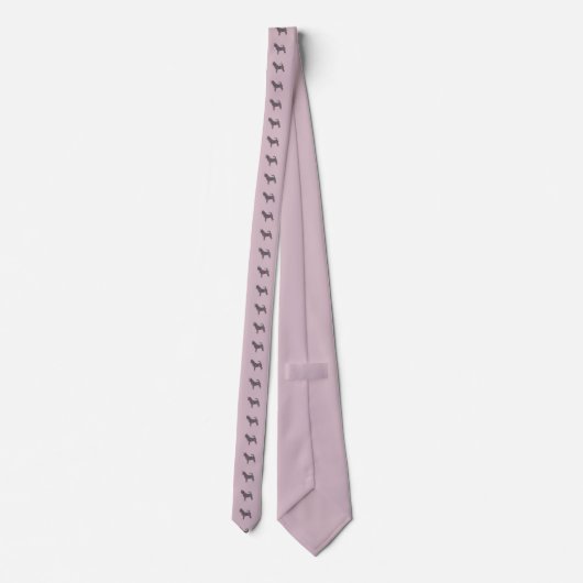 Playful tie for chihuahua lovers stropdas (Achterkant)